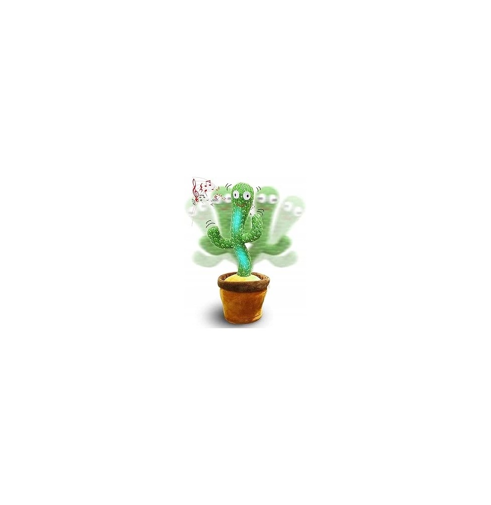 Cactus LED cântător și dansator 33 cm