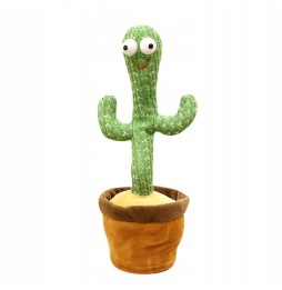 Cactus LED cântător și dansator 33 cm