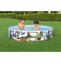 Piscina fill n fun dinozauri bestway pentru familie