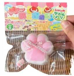 Mochi Taba Squishy jucărie fidget lăbuță de pisică