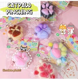 Mochi Taba Squishy jucărie fidget lăbuță de pisică