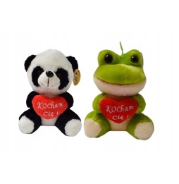 Valentine's Panda Frog Plush Toy 22 cm