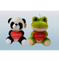 Jucărie de Valentine's Frog Panda 22 cm