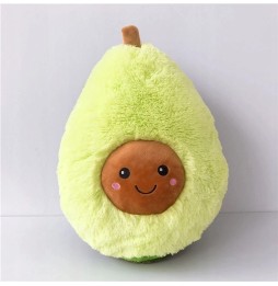 Pernă jucărie din pluș avocado verde 40 cm