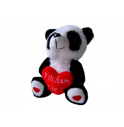 Walentynkowa maskotka żabka panda 22 cm