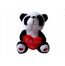 Valentine's Panda Frog Plush Toy 22 cm