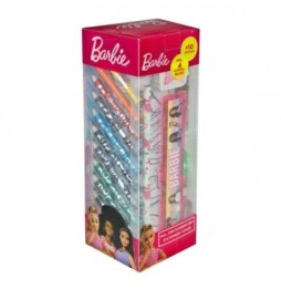 Set școlar cu colorat Barbie, 35 de piese