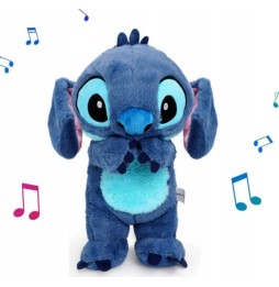 Stitch kids sleep cuddly toy with music