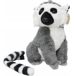 Deef 25 cm Grey-Silver Lemur Plush Toy