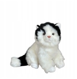 Dubi cat plush toy black and white 23 cm