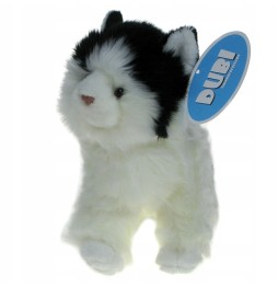 Dubi cat plush toy black and white 23 cm