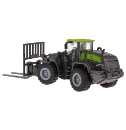 Metal Forklift in Black and Green for Kids