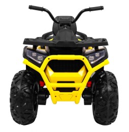 Vehicul quad atv desert galben pentru copii