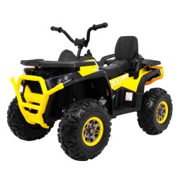 Vehicul quad atv desert galben pentru copii