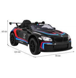 Bmw m6 gt3 auto dla dzieci z pilotem i mp3