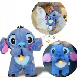 Stitch kids sleep pluszowa zabawka z oddychaniem