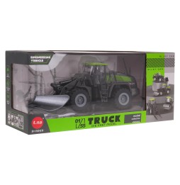 Metal Bulldozer Black - Green for Kids