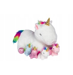 Plush Unicorn with 5 Stuffed Animals Set