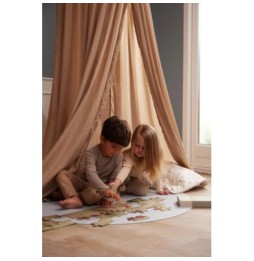 Filibabba Canopy Warm Grey - Eco-Friendly Kids Decor