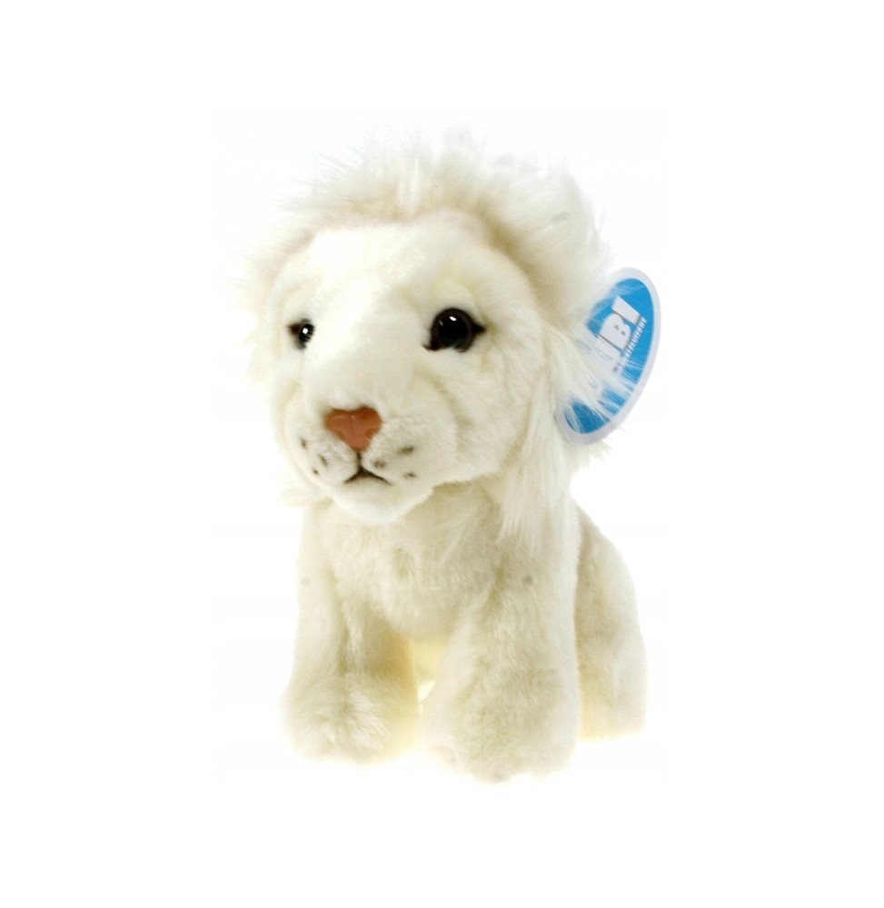 DUBI White Lion Plush Toy 19 cm