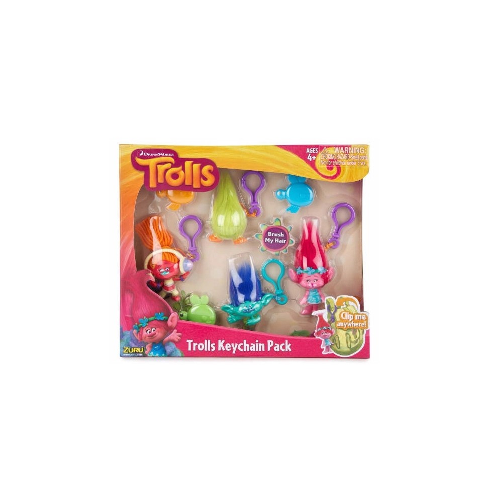 Trolls Keychain Set ZURU 6204