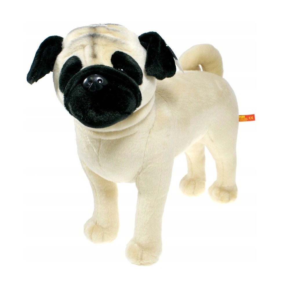 Plușă câine bulldog mops 45 cm Dubi