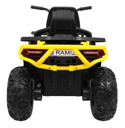 Vehicul quad atv desert galben pentru copii