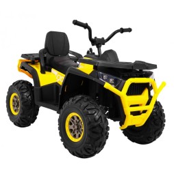 Vehicul quad atv desert galben pentru copii