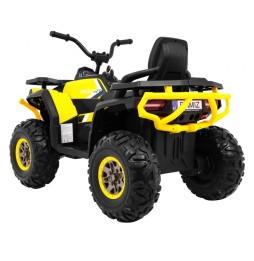 Vehicul quad atv desert galben pentru copii