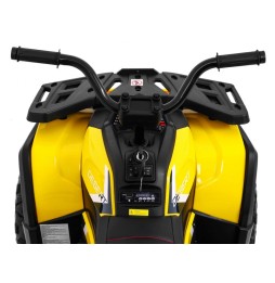 Vehicul quad atv desert galben pentru copii