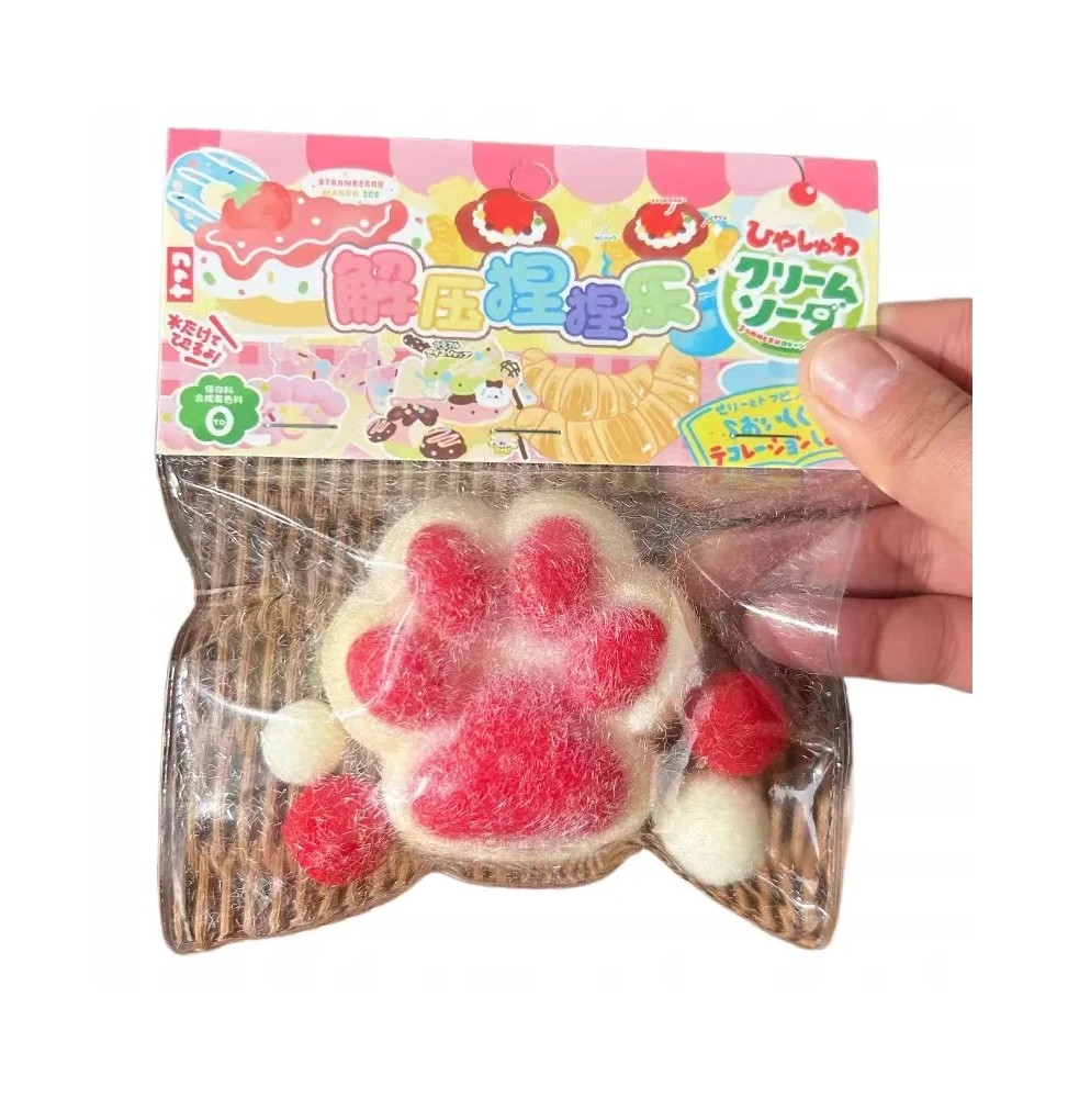 Mochi Taba Squishy zabawka fidget kociego łapka