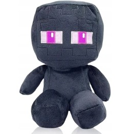 Czarny pluszak Enderman z Minecraft 30 cm