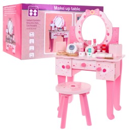 Wooden Vanity Table with Accessories for Girls