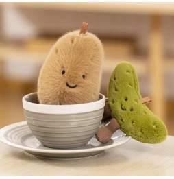 Plush Toy Cucumber or Potato 10 cm