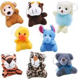 Mini Plush Animals Set of 24 for Kids