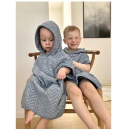 Filibabba zigzag poncho - for kids 0-5 years