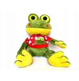 Large Plush Frog Toy with Sound