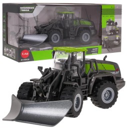 Metal Bulldozer Black - Green for Kids