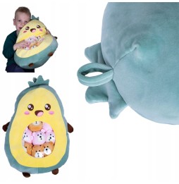 Plush Avocado Pillow for Kids