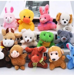 Mini Plush Animals Set of 24 for Kids