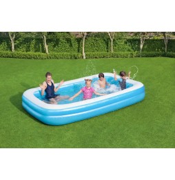 Inflatable Pool for Kids BESTWAY 305x183x46cm with Patch