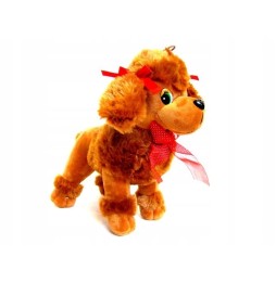 Plush Poodle Dog with Sound for Kids