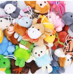 Mini Plush Animals Set of 24 for Kids