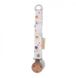 Filibabba pacifier clip chestnuts with wood