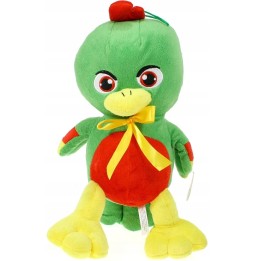 Zielona papuga maskotka z dźwiękiem 32cm