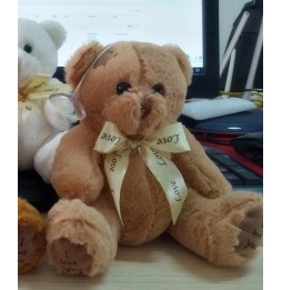 Small Teddy Bear with Bow Tie 18 cm