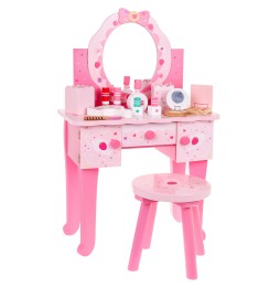 Wooden Vanity Table with Accessories for Girls