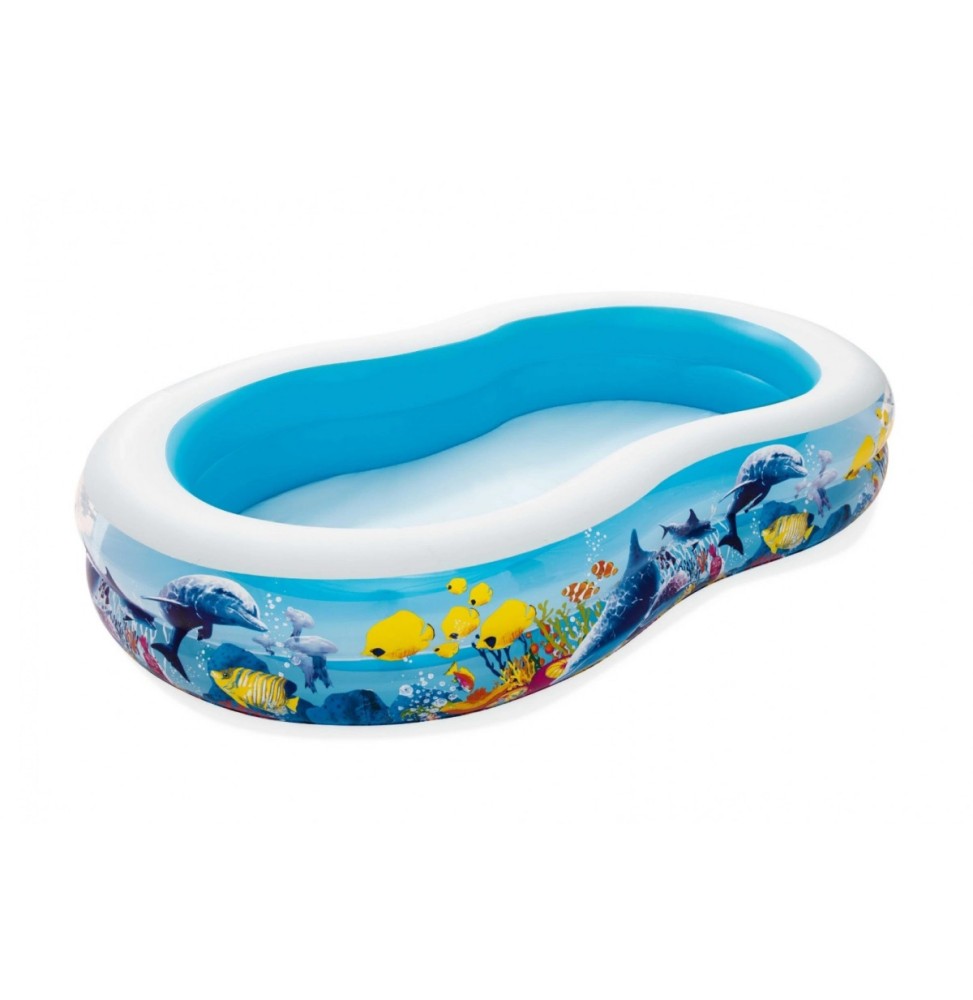 Inflatable Pool Ocean Depth 262x157x46cm for Kids