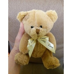 Small Teddy Bear with Bow Tie 18 cm