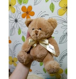 Small Teddy Bear with Bow Tie 18 cm